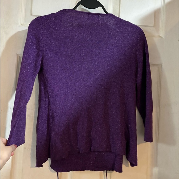 Top + cardigan purple set - Picture 4 of 4